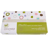 OsoCozy Organic Cotton Prefold Cloth Diapers - 6 packs