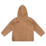 Organic Knit Hooded Baby Sweater