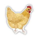 Buff Orpington Chicken Vinyl Sticker