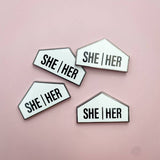 Pronoun + Flag Set Bulk Badges Pronouns Section