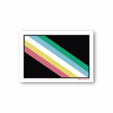 Disability pride flag  vinyl sticker