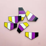 Pronoun + Flag Set Bulk Badges (Bottom Only)