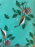 Red Eye Vireo Organic Cotton Fabric