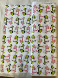 Scooters Too Pattern Organic Cotton Fabric