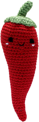 Knit Knacks Chili P. Pepper Organic Cotton Small Dog Toy