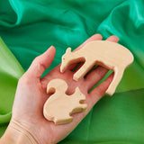 Maple Wooden Squirrel - Wooden Animal for Small World Play