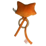 Organic Mini Fox Rattle With Teething Ring