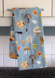 Mushroom Tea Towel - Organic Cotton Kitchen Towel