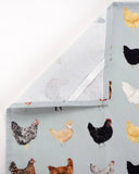 Chicken Tea Towel - Organic Cotton Kitchen Towel